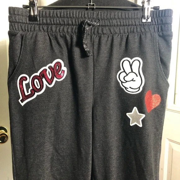 Danskin Soft Cuffed Girls Leggings Size 14/16 - Picture 3 of 5